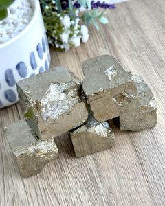 large pyrite crystal cubes often called fools gold, The holistic hamper crystals