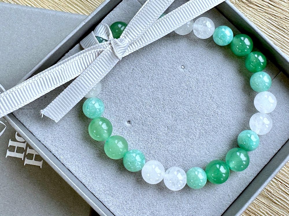 Crystal Chip Beads Bracelets, Genuine Chip Bracelets, Stretchy Bracelets for Women Girls, for Her Gift, Healing Crystal
