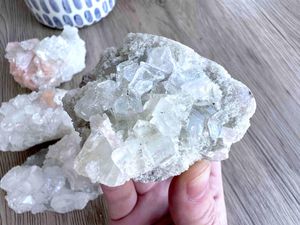 raw apophyllite crystal clusters number 2
