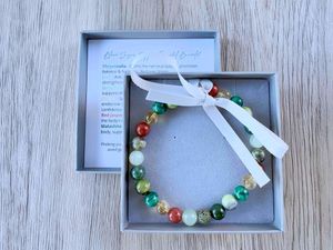 Blood Sugar Diabetes support crystal bracelet in branded box