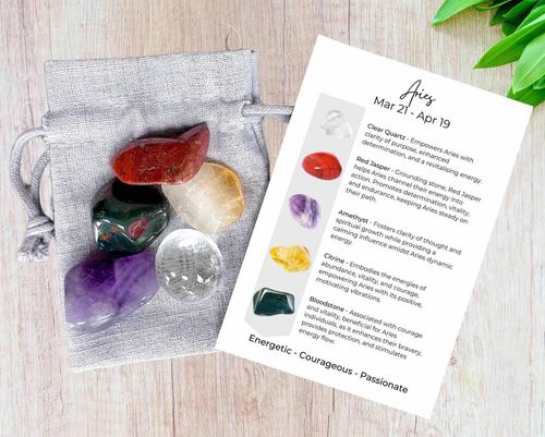 Deluxe on sale Aries Gift Set/ Birthstone set/