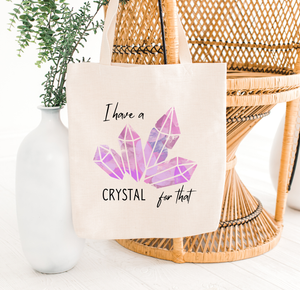 I have a crystal for that ladies tote bag, the holistic hamper