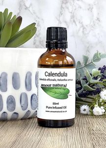 calendar infused oil 50ml, the holistic hamper natural skincare