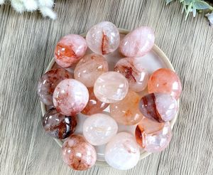 fire quartz or red hematoid quartz tumbles grade A, The Holistic Hamper Crytstals shop UK