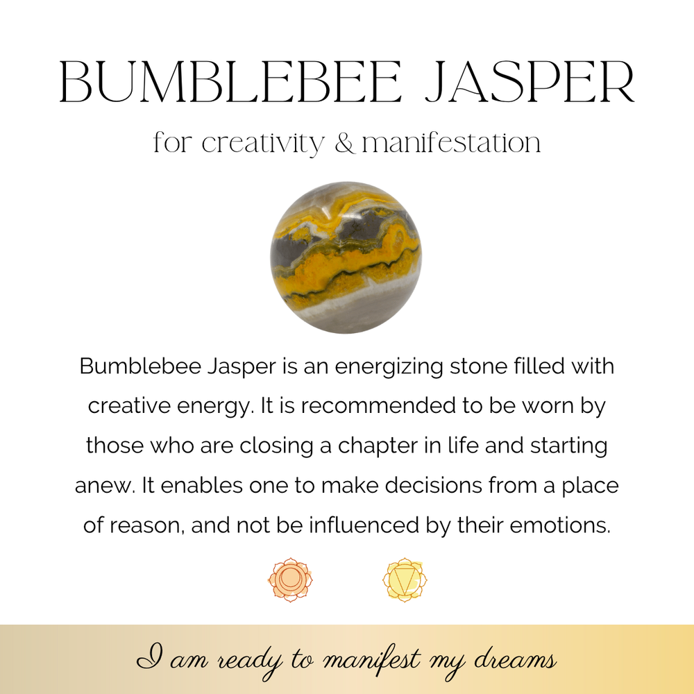 bumblebee jasper crystal card