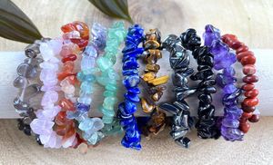 Various crystal Chip Bracelets, The Holistic Hamper, online crystal healing shop UK