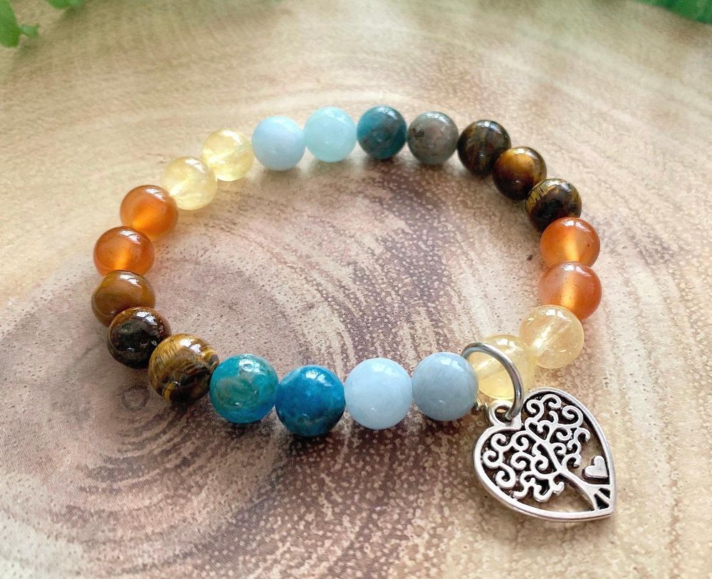 Prosperity & Success handmade crystal bracelet, The Holistic Hamper, online crystal shop UK