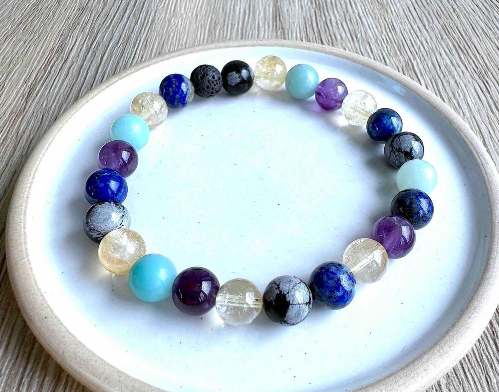 sagittarius zodiac crystal bracelet