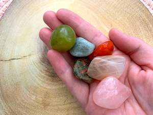 Fertility, Conception & Pregnancy Polished Tumble Stone Crystal Set, online crystal healing shop UK