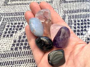 meditation crystal set, 7 quality stones, online crystal shop