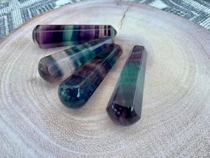 Rainbow Fluorite Healing Crystal Massage Wand, The Holistic Hamper, online crystal shop UK