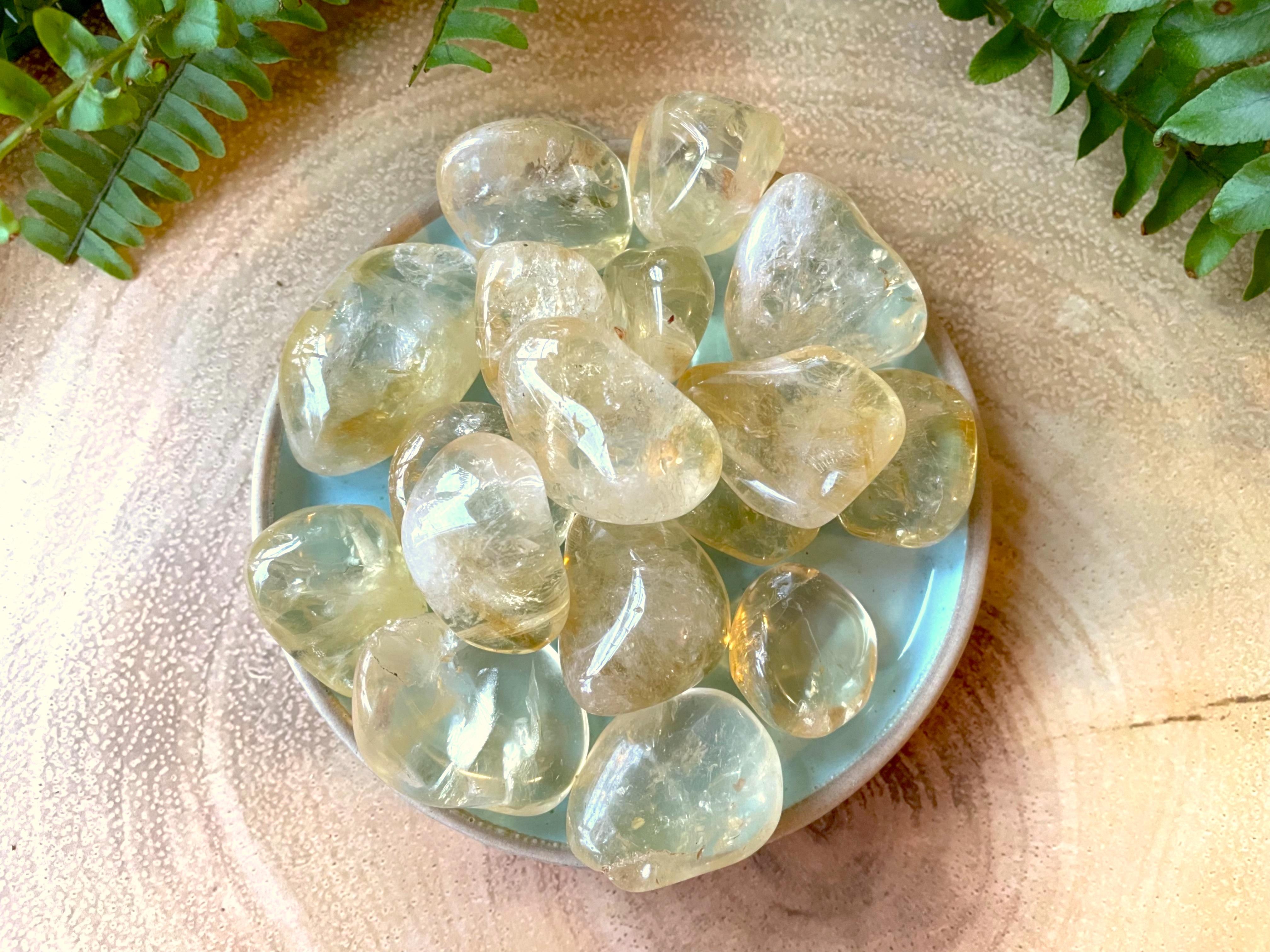 citrine tumble stone crystal UK crystal online shop