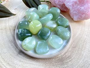 New Jade Serpentine Crystal Healing Tumble Stone, The Holistic Hamper, online crystal healing shop UK