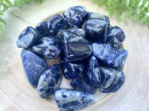 Sodalite Healing Crystal Tumble Stone, The Holistic Hamper, online healing crystal shop UK
