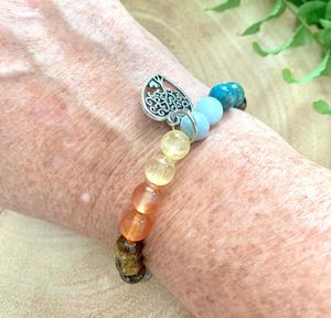 Prosperity & Success handmade crystal bracelet, The Holistic Hamper, online crystal shop UK