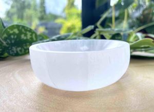 White selenite crystal charging bowl 8cm, healing crystals, The holistic hamper crystal shop