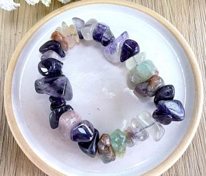 chunky fluorite chip bracelet the holistic hamper UK online crystal shop
