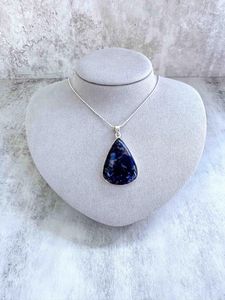 sodality crystal pendant in sterling silver and optional chain