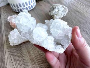 raw apophyllite crystal clusters number 4