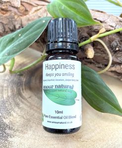 Happiness pure essential oil blend 10ml, the holistic hamper crystals