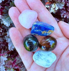 Sleep and insomnia crystal set of five tumbled stones