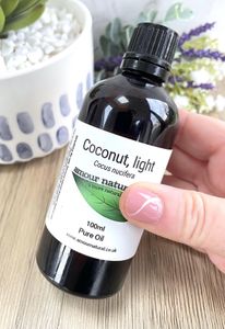 Coconut oil 100ml brown bottle, the holistic hamper natural skincare
