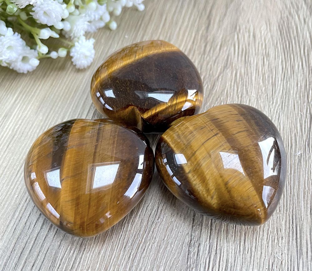 tigers eye crystal healing heart, The Holistic Hamper UK online crystal shop