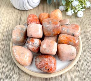 orchid calcite tumble stones, the holistic hamper online crystals