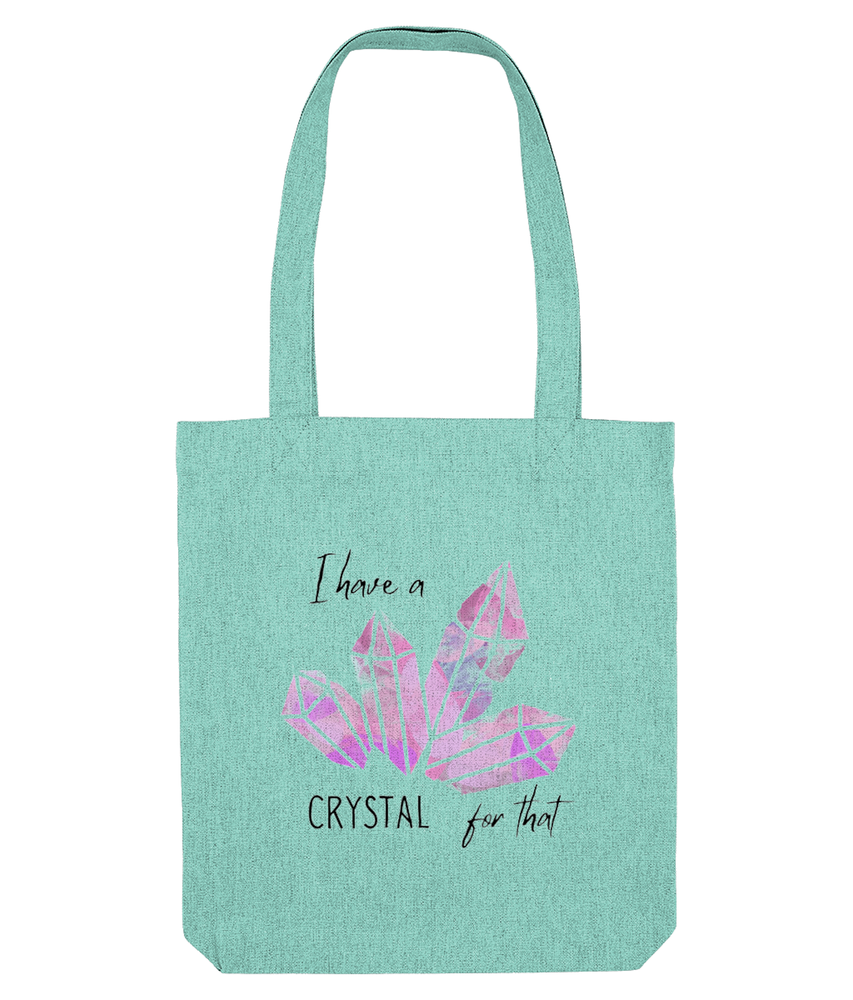 I have a crystal for that ladies mint tote bag, the holistic hamper