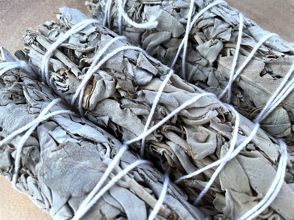 sage smudging sticks 4 inches, the holistic hamper wellbeing gifts