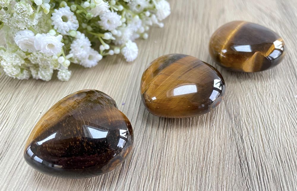 tigers eye crystal healing heart, The Holistic Hamper UK online crystal shop