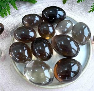 Smokey quartz large crystal tumbled stones