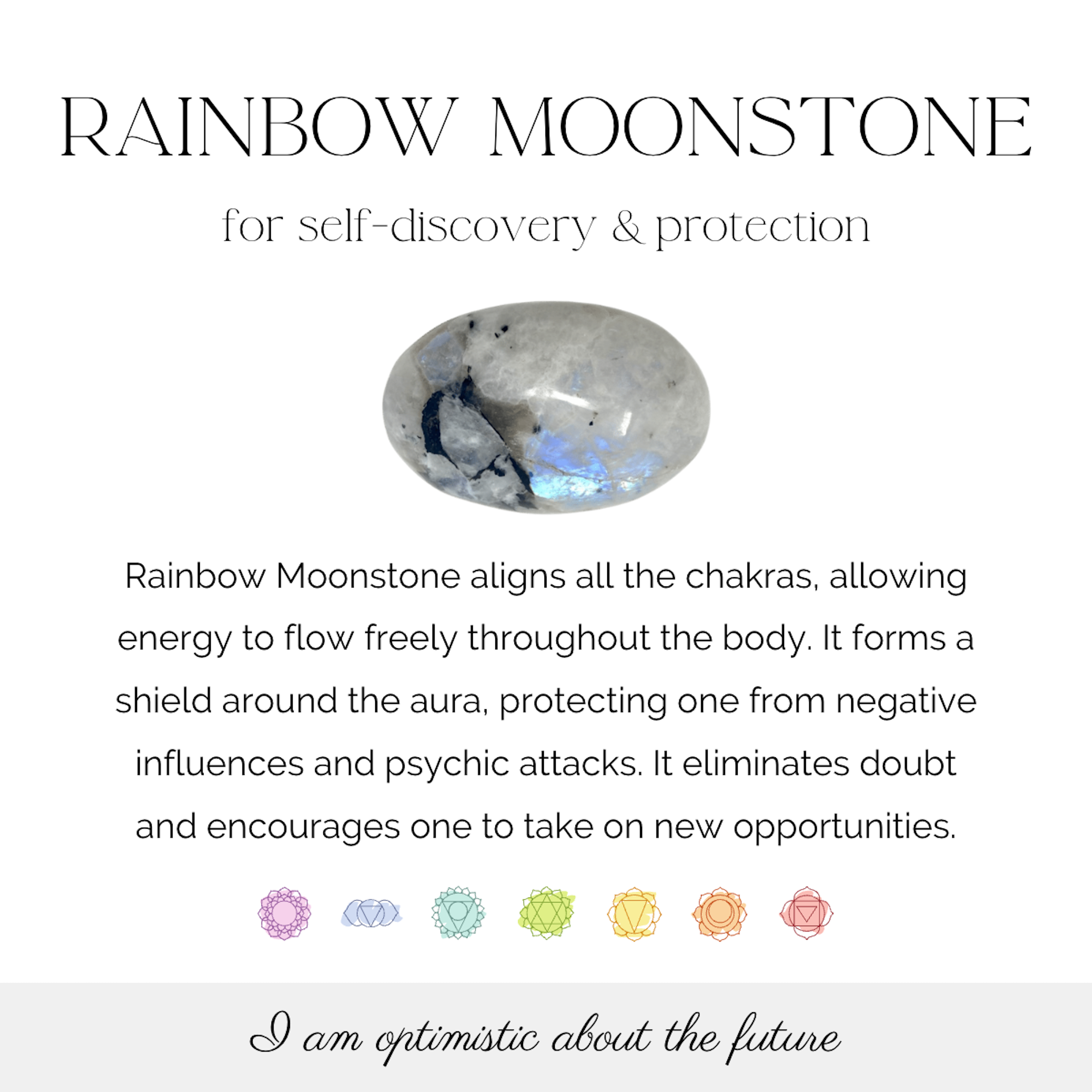 Raw Rainbow Moonstone Healing Crystal, , Online Crystal Shop UK