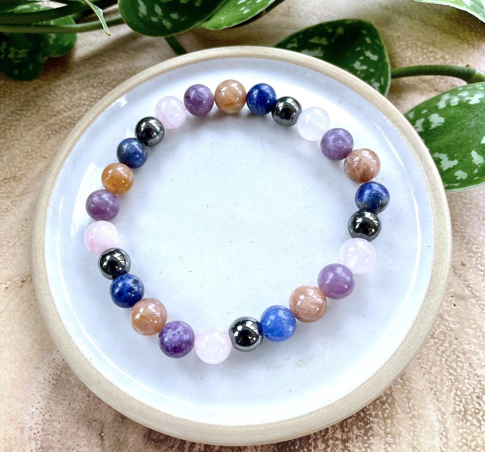 Weight Loss Support Crystal Gemstone Bracelet, online crystal healing shop UK