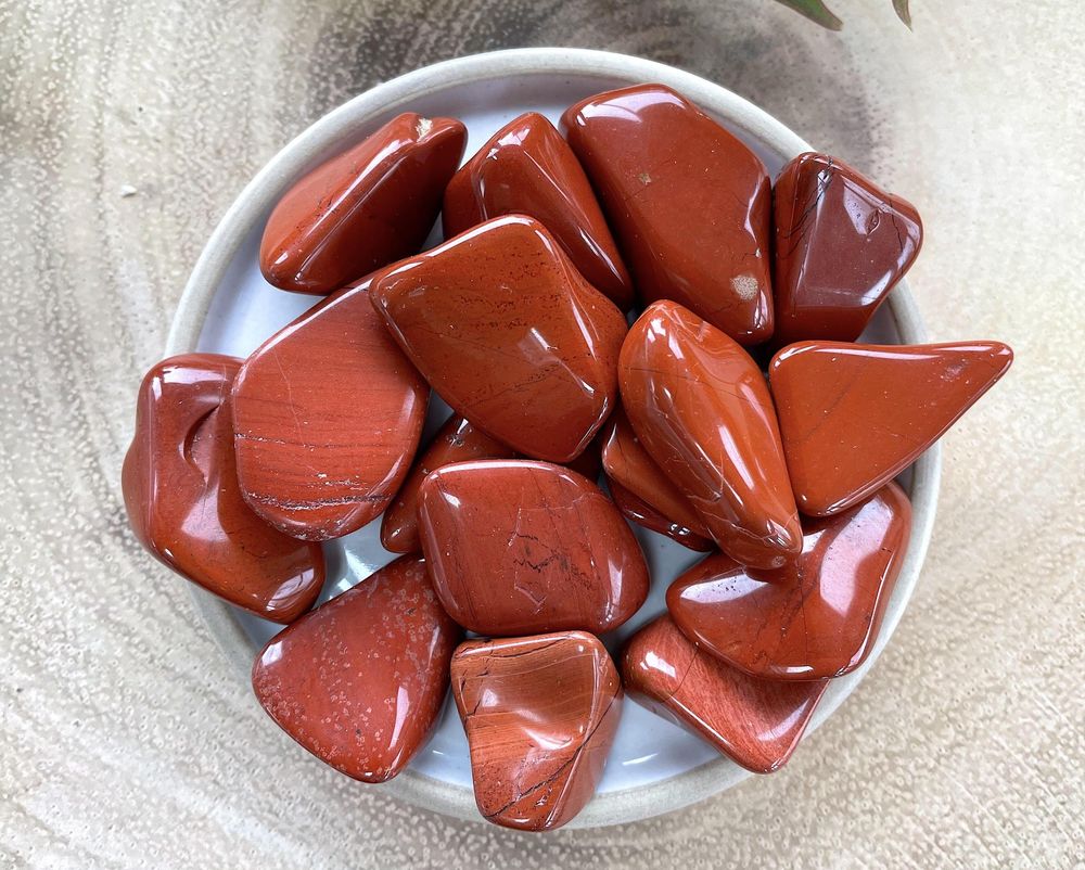 Red Jasper Crystal Tumble Stones, UK crystal Shop, The Holistic Hamper