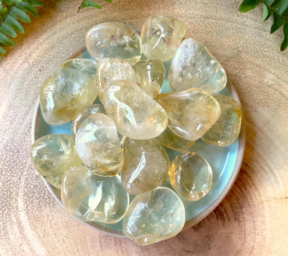 citrine tumble stone crystal UK crystal online shop