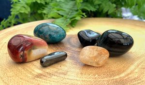 Confidence Boost Crystal Tumble Stone Set, online crystal healing shop UK