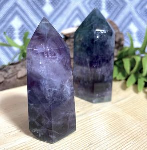 Rainbow Fluorite Large Crystal Healing Tower, The Holistic Hamper, online crystal shop UK