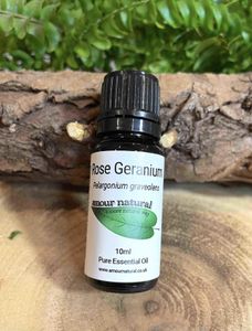 Rose geranium pure essential oil, The Holistic hamper online wellbeing shop UK
