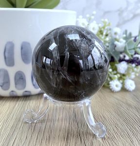 black moonstone crystal sphere, the holistic Hamper crystals UK online shop