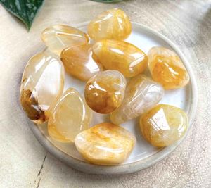 Golden Healer Quartz, Hematoid Quartz Tumble Stones, UK Crystal Shop The Holistic Hamper