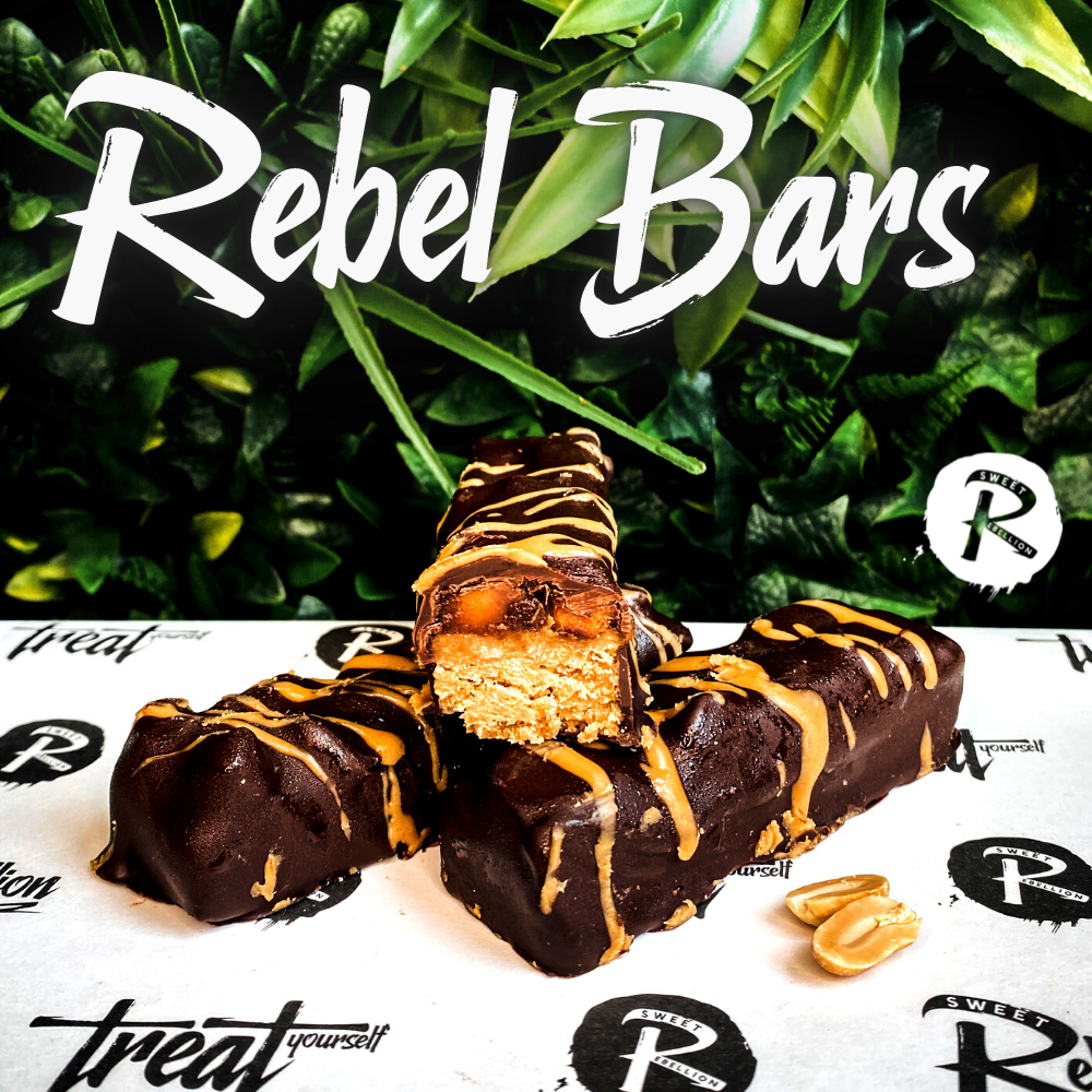 photo of peanut caramel rebel bar