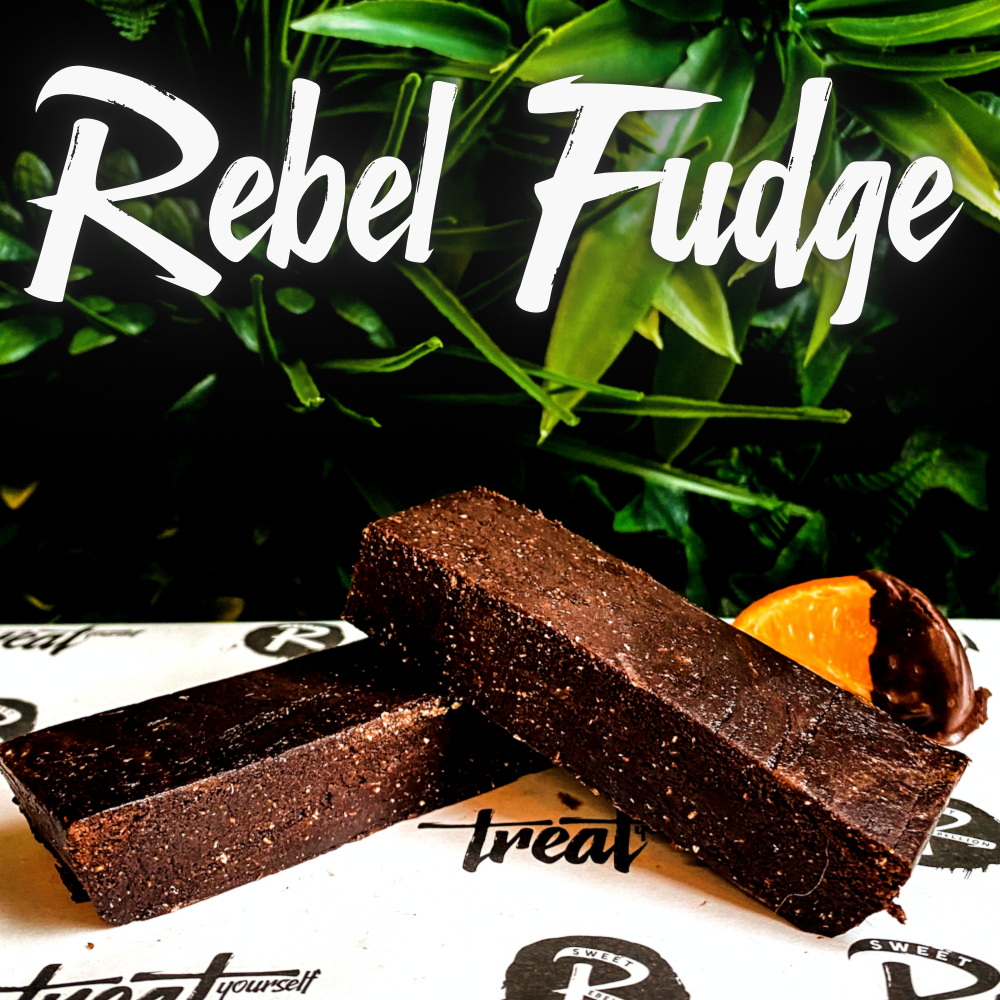 photo of Rebl Fudge bars chocolate orange