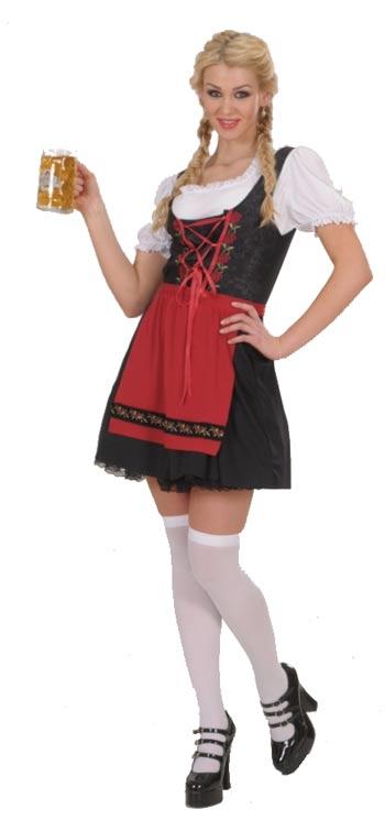 Bavarian Beer Maid Fancy Dress Costume