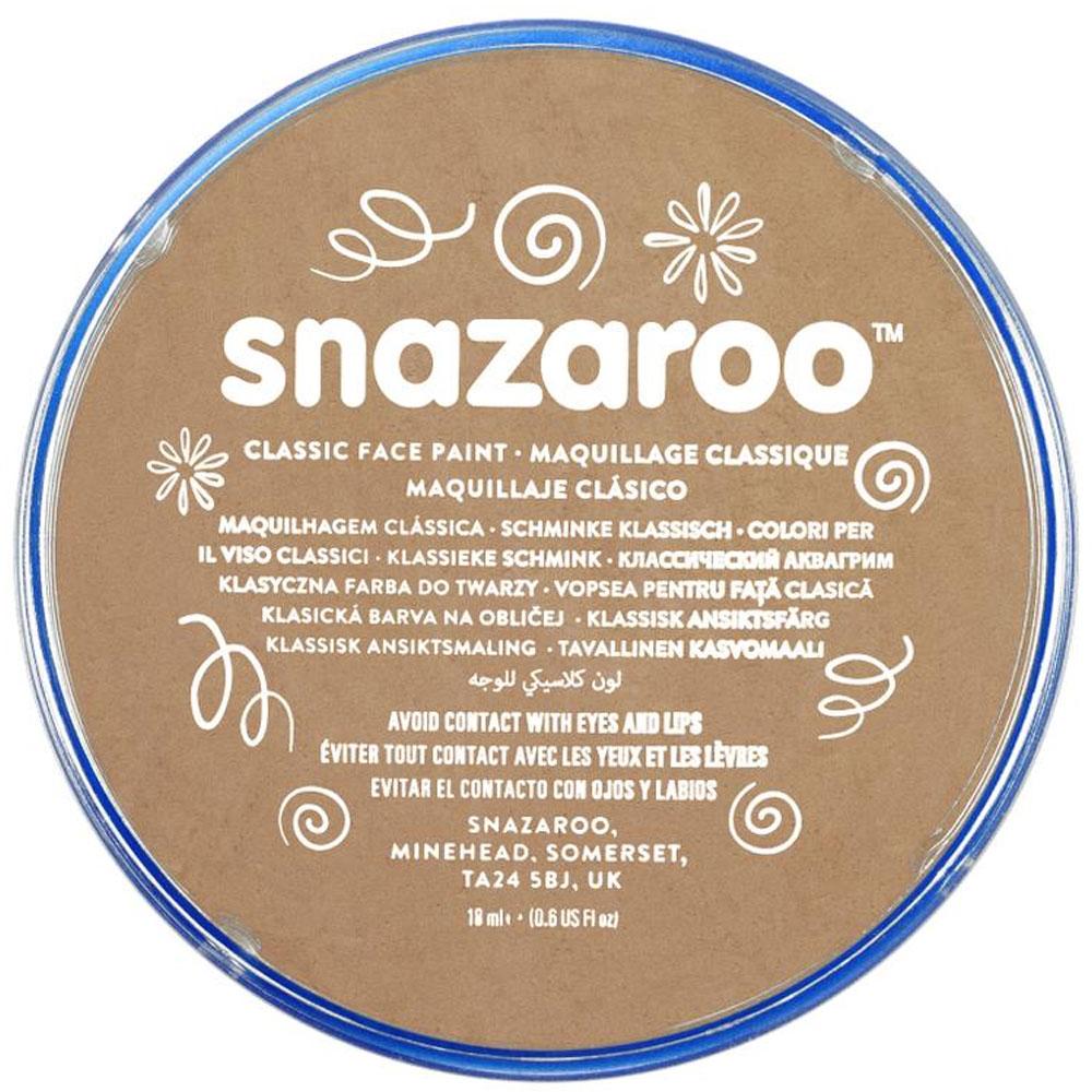 Light Beige Face and Body Paint 18ml by Snazaroo 1118910 available here at Karnival Costumes online party shop