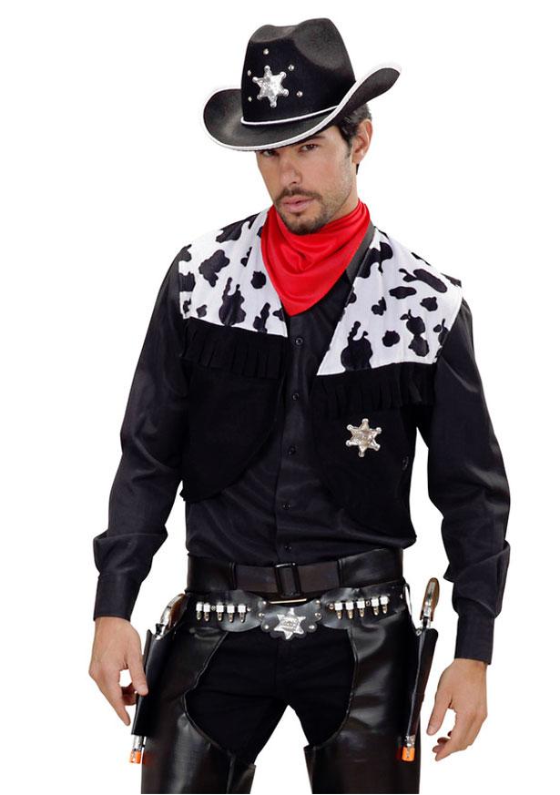 Adult rootin shootin tootin Wild West Cowboy Double Pistol Holsters by Widmann 85021 / 85022 available here at Karnival Costumes online party shop