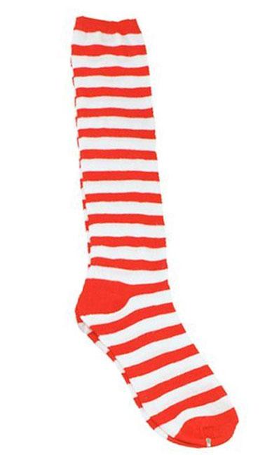 Clown Socks - Red and White
