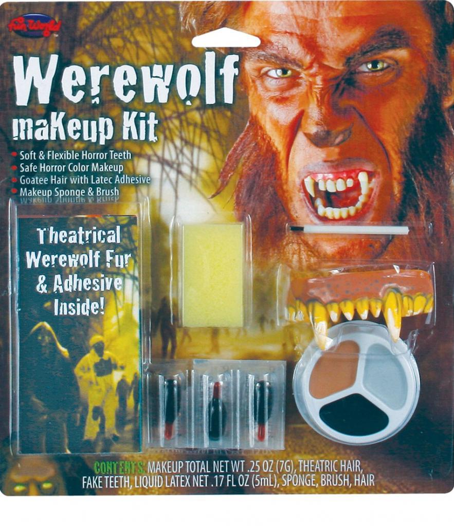 Werewolf Make-up and Accessories Set at Karnival Costumes