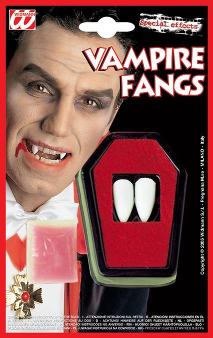 Dracula Vampire Fang Caps by Widmann 4097D available here at Karnival Costumes online party shop
