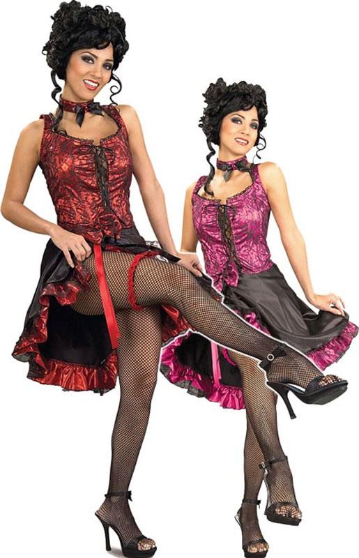 Can Can Saloon Girl Dancer Fancy Dress Costume